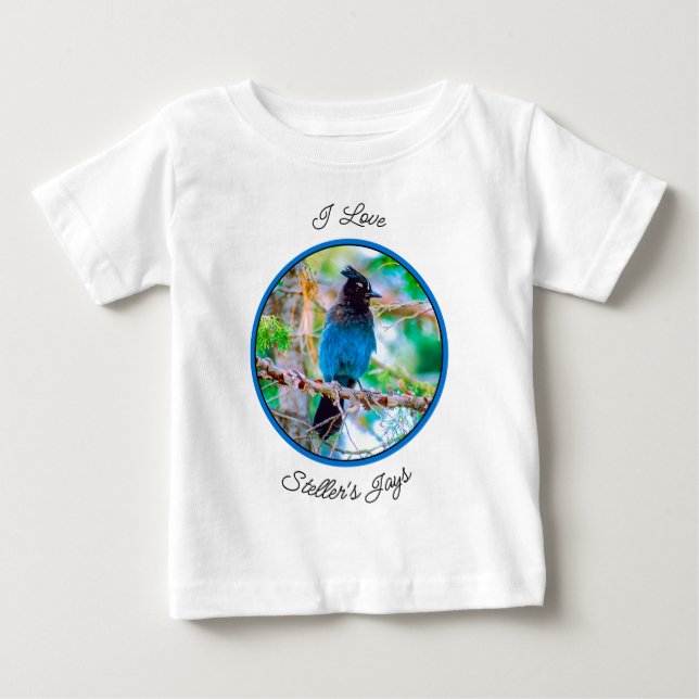 Camiseta De Bebé Jay de Steller - Fotografía original (Anverso)