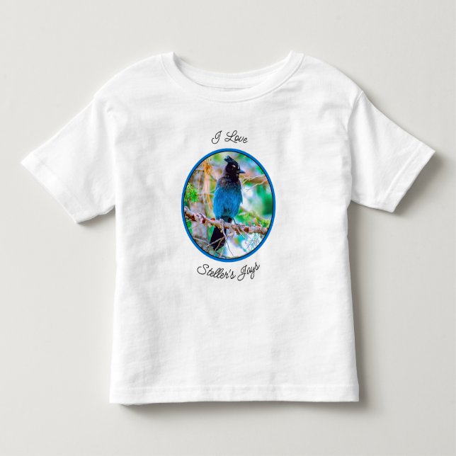 Camiseta De Bebé Jay de Steller - Fotografía original (Anverso)