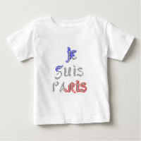 Je Suis Paris I Love Paris Texto Art Imprimir