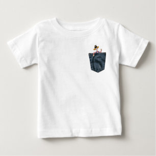 Camiseta De Bebé Jean Pocket Peek-a-boo Clown