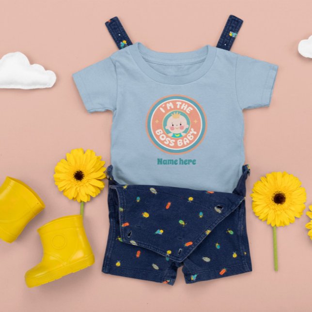 Camiseta De Bebé Jefe (Subido por el creador)