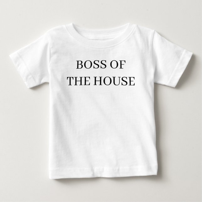 Camiseta De Bebé Jefe de la casa (Anverso)