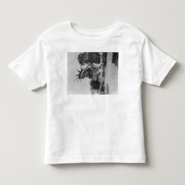 Camiseta De Bebé Jefe de la estatua de la libertad en el parque de (Anverso)