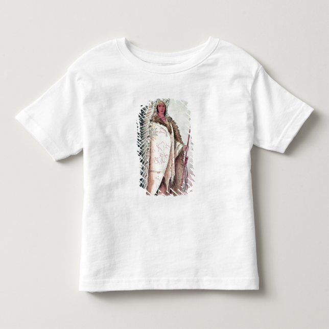 Camiseta De Bebé Jefe de Siux, 'el Rock negro (Anverso)