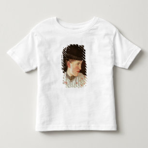 Camiseta De Bebé Jefe de un Chica campesino, c.1880