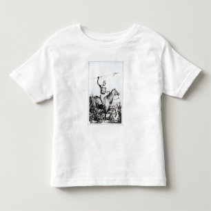 Camiseta De Bebé Jefe del Charruas, grabado por C. Motte