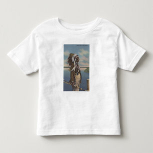 Camiseta De Bebé Jefe indio del noroeste en regalía llena