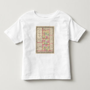 Camiseta De Bebé Jefferson, Franklin, condados de Williamson