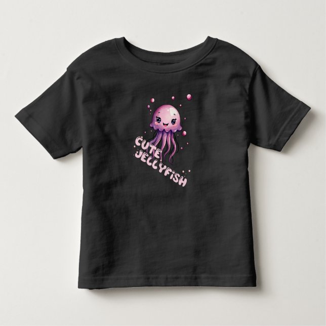 Camiseta De Bebé Jellyfish Cute Kawaii (Anverso)