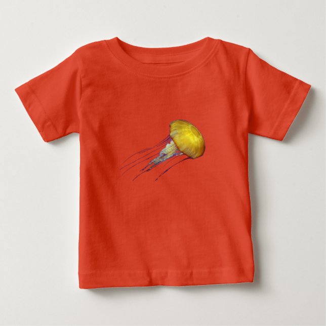 Camiseta De Bebé Jellyfish eléctrico (Anverso)