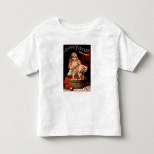 Camiseta De Bebé Jennie Yeamans Chica Lavando Perro "Nuestra Jennie