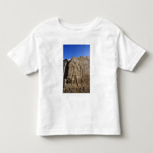 Camiseta De Bebé Jeroglíficos antiguos en la pared, Templo de Karna