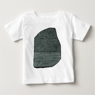 Camiseta De Bebé Jeroglíficos egipcios antiguos de Rosetta Stone