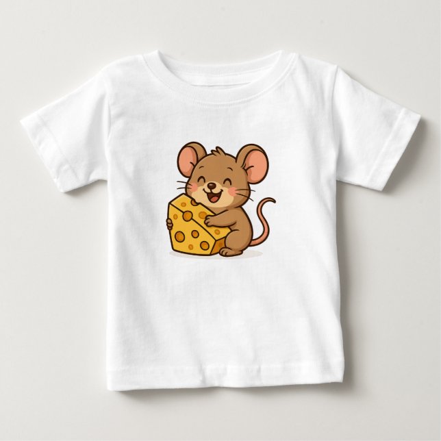 Camiseta De Bebé jerry o queso (Anverso)