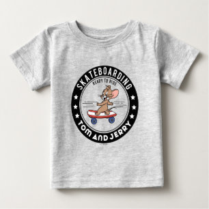 Camiseta De Bebé Jerry Skateboarding - Listo Para Viajar