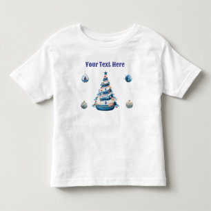 Camiseta De Bebé "Jersey Navideño Náutico para Niño – Sailo de Vaca