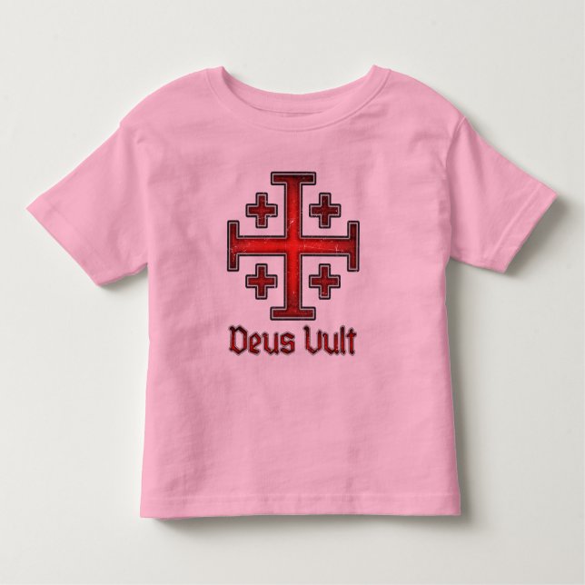 Camiseta De Bebé Jerusalén Caballero Templario cruzada cruzada cris (Anverso)