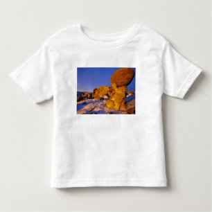 Camiseta De Bebé Jerusalén roca en invierno cerca de hierba dulce