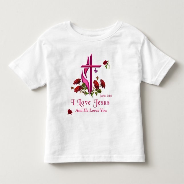 Camiseta De Bebé Jesús (Anverso)