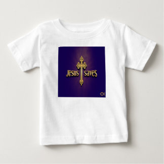 Camiseta De Bebé Jesús ahorra 4