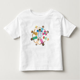 Camiseta De Bebé Jesús ama a los niños pequeños