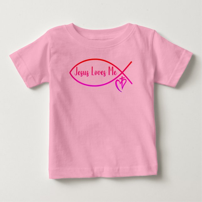 Camiseta De Bebé Jesús Cristiano Me Ama