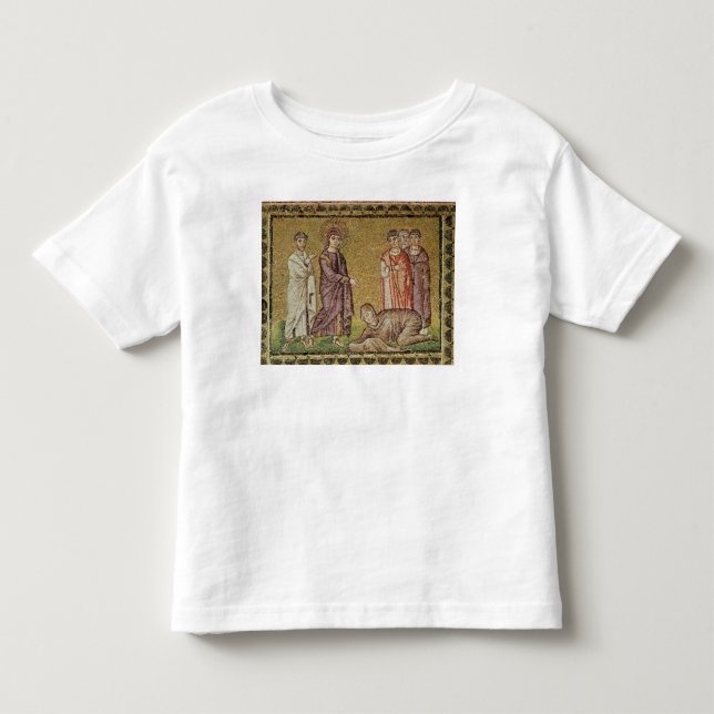 Camiseta De Bebé Jesús cuida a la mujer que sangra (Anverso)