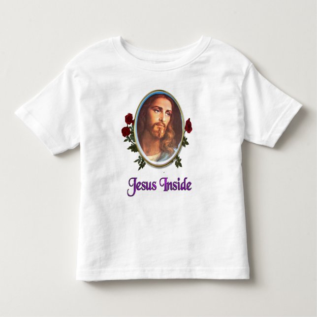 Camiseta De Bebé Jesús dentro (Anverso)