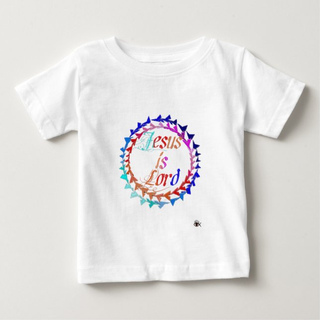 Camiseta De Bebé Jesús es señor (Anverso)