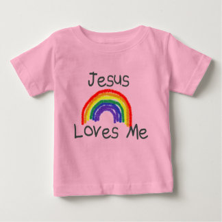 Camiseta De Bebé Jesus Loves Me