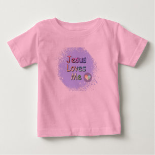 Camiseta De Bebé Jesús me ama