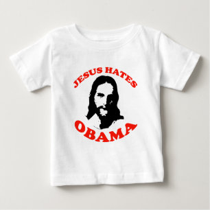 CAMISETA DE BEBÉ JESÚS ODIA OBAMA