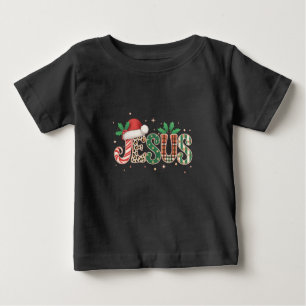 Camiseta De Bebé Jesús Religioso Cristiano Diciendo Verso De La Bib