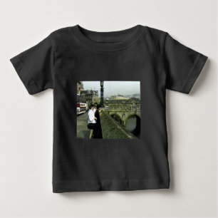 Camiseta De Bebé jGibney de Inglaterra 1986 snap11240a del baño El