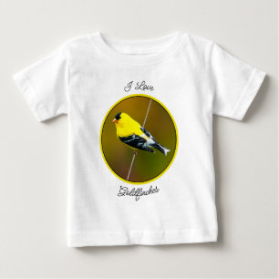 Camiseta De Bebé Jilguero Americano - Fotografía Original