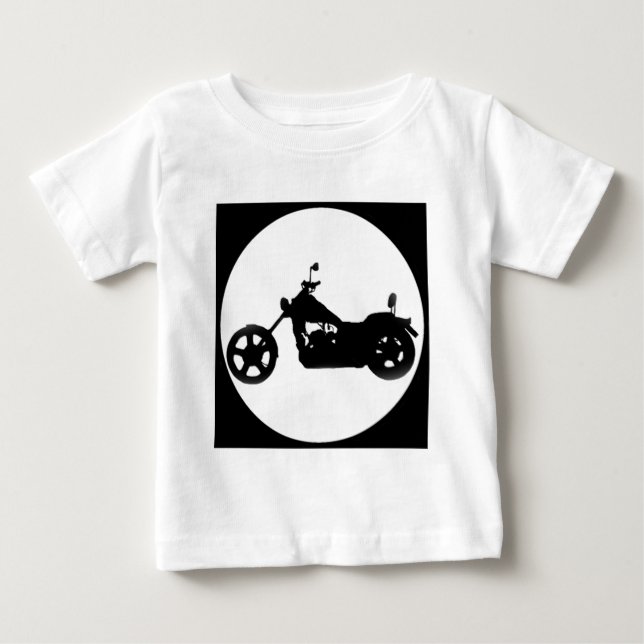 Camiseta De Bebé "Jinete fácil " (Anverso)