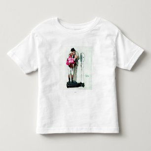 Camiseta De Bebé Jinete que pesa adentro por Norman Rockwell