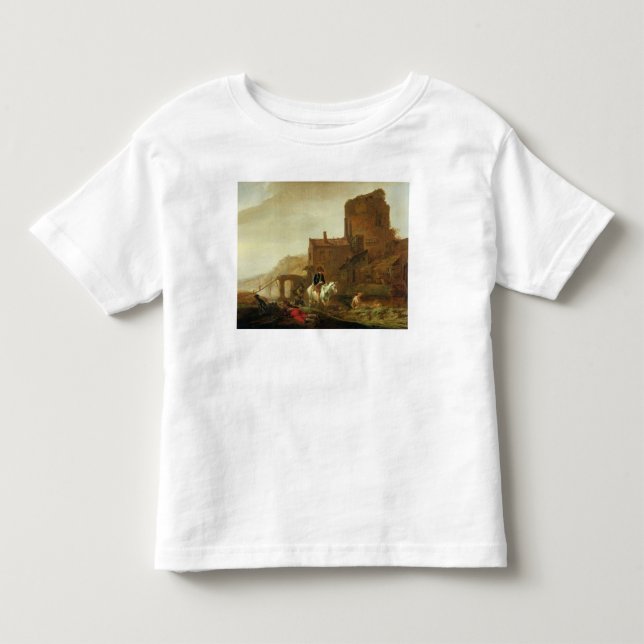 Camiseta De Bebé Jinete y bañista (Anverso)
