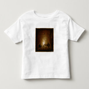 Camiseta De Bebé Jinetes y peatones que pasan con un P arqueado