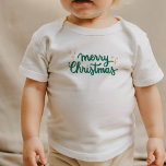 Camiseta De Bebé Jingle Bells Mi primera Navidad<br><div class="desc">Navidades Noel Manejo Minimal Elegante</div>