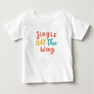 Camiseta De Bebé Jingle en todo el camino