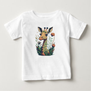 CAMISETA DE BEBÉ JIRAFA
