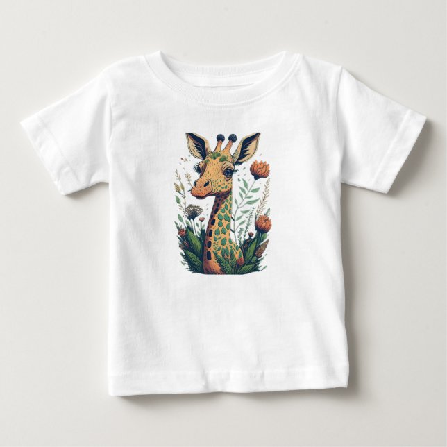 CAMISETA DE BEBÉ JIRAFA (Anverso)