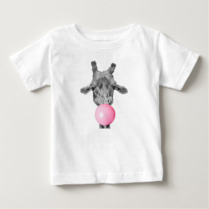 Camiseta De Bebé jirafa bubble