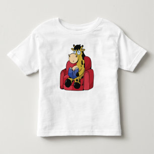 Camiseta De Bebé Jirafa Cultivada Adorable