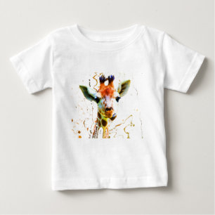 Camiseta De Bebé Jirafa del bebé