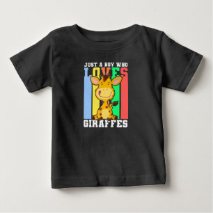 Camiseta De Bebé Jirafa Divertida Para Niños