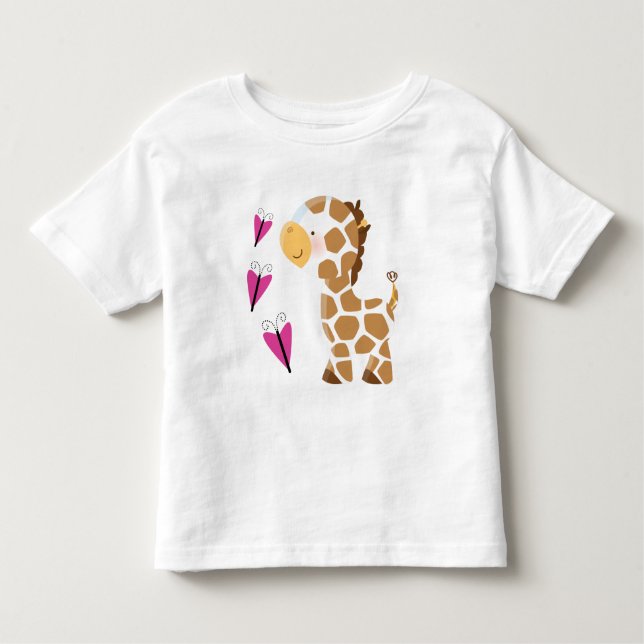 Camiseta De Bebé Jirafa linda (Anverso)