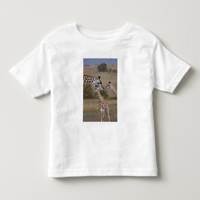 Camiseta De Bebé Jirafa Masái (Giraffa tippelskirchi) (Anverso)