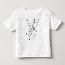 Camiseta De Bebé Jirafa + pegaso = Jirafaso